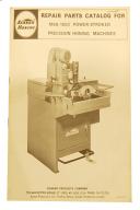 Sunnen MBB-1800 Parts Repair Catalog Manual Pwr. Stroke